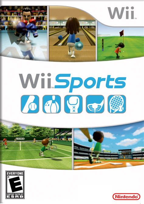 wii sports game case.